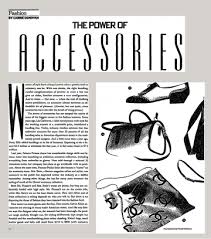 Fashion The Power Of Accessories The New York Times You lay your clothes down there and then close it.