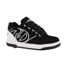 Boys Propel 2 0 Black White White Skate Sneakers
