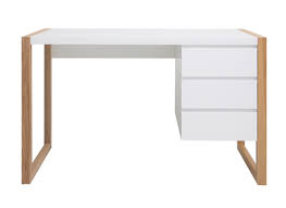 Lit mezzanine minimaliste avec bureau intégré en epoxy noir #6. Bureau Enfant Et Adulte Avec Rangement Miliboo