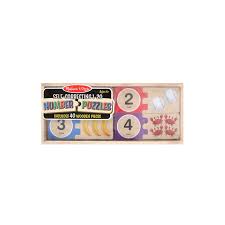 Or make 4 payments of $3.24 aud more info. Melissa Doug Wooden Self Correcting Number Puzzle 1 20 Ages 4 To 6 Years Old 40 Pieces Mardel