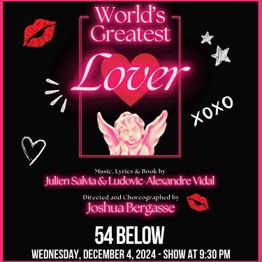 World's Greatest Lover at 54 Below - Vidal & Salvia