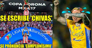 Hoy se juega el partido de ida dentro de la liga femenil mx, que disputarán las chivas rayadas de guadalajara y las tigres de la uanl, equipos que llegaron a la final luego de un buen. Chivas Vs Tigres Memes