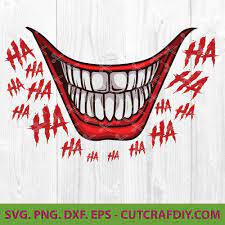 Download Joker Smile Svg Png Dxf Eps Cut Files Funny Mouth Mask Svg