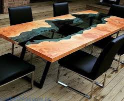 Amazing Epoxy Resin Table Types And How To Make It Step By Step Stylish Designs Of The Epoxy Table For An Unusual Wood Resin Table Resin Table Resin Furniture