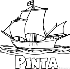 You can use our amazing online tool to color and edit the following columbus ships coloring pages. Columbus Day Coloring Pages Coloringall
