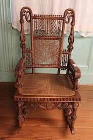200a Eastlake Natural Wicker Rocking Chair Ca 1870 35 In T 20 In W 18 In D Wicker Rocking Chair Childrens Chairs Victorian Wicker