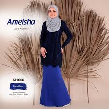 Kidia rompers baju melayu kasturi : New Arrivals Royal Blue Raya 2020 Baju Raya Satu Family Sedondon Lace Royal Blue Biru Shopee Malaysia
