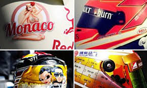 Sebastian vettel 2018 signed autographed helmet 1:1 full scale f1 display editio. Monaco Grand Prix 2013 Sebastian Vettel Lewis Hamilton And Kimi Raikkonen Unveil New Helmets Daily Mail Online