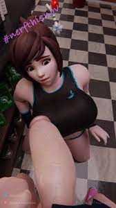 D.va futa growth infront of mei - ThisVid.com