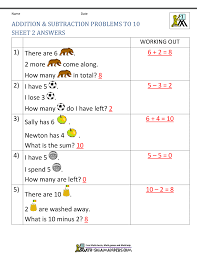 Addition and subtraction word problems. 1st Grade Addition And Subtraction Word Problems