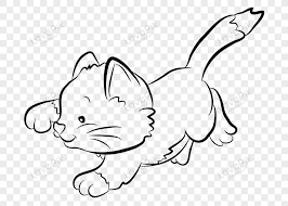 Find over 100+ of the best free line drawing images. Kucing Garis Hitam Kartun Gambar Unduh Gratis Imej 450008145 Format Ai My Lovepik Com
