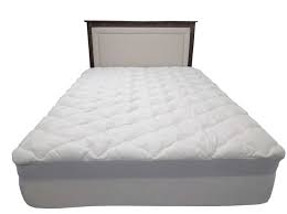 Christies home living square quilted cal king accent piping fitted mattress pad covers stretches up to 18 in. Pillowtex Bamboo Mattress Topper California King Walmart Com Walmart Com