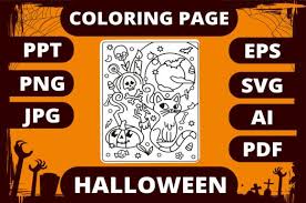 Check out our wolf svg free selection for the very best in unique or custom, handmade pieces from our digital shops. Halloween Coloring Page For Kids 2 Graphic By Miketoon Studio Creative Fabrica In 2020 Halloween Coloring Halloween Coloring Book Coloring Pages For Kids