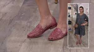 Now you can shop for it and enjoy. Frye Leather Slip On Sandals Heather Huarache On Qvc Youtube