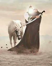 وداع الامام الحسين الي زبنب islamic posters islamic paintings islamic artwork