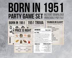 The 1960s produced many of the best tv sitcoms ever, and among the decade's frontrunners is the beverly hillbillies. Born In 1951 70th Birthday Party Games 1951 Trivia Games Etsy In 2021 Anniversary Party Games 70th Birthday Parties 40th Anniversary Party