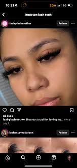 Lash artist at Nails 2, specializing in various lash services