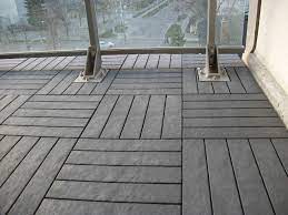 Charcoal Grey Floor Decking Tiles On Balcony Floor We Supply And Install Better And More Affordable Than Bi Balcony Flooring Outdoor Flooring Terrace Floor