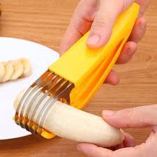 Maybe you would like to learn more about one of these? Sunsky Kitchen Tool Banana Slicer Cutter Chopper For Fruit Salad Yellow