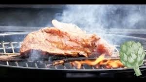 When your grill is good and hot, add the wood chip pouch and then add the collars, skin down. How To Grill Fish Collar Potluck Video Youtube