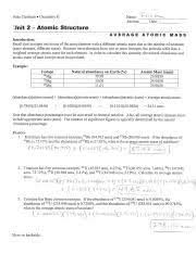 Weighted averages get the gizmo ready: Dorindahickis Average Atomic Mass Gizmo Answer Key 30 Calculating Average Atomic Mass Worksheet Worksheet It S Important To Know Average Atomic Mass Because Different Isotopes Of An Element Exist At Different