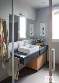 Monolocale Di 45 Mq Un Mini Appartamento Arredato Su Misura Cose Di Casa Portasciugamani Bagno Appartamento Pareti Grigie