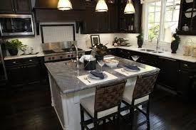 34 Kitchens With Dark Wood Floors Pictures Espresso Kitchen Cabinets Luxury Kitchen Island Kitchen Design