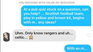 If you paid attention in history class, you might have a shot at a few of these answers. Viral Pick Up Line Social Media Loses It Over Guys Football Question Pub Quiz