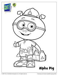 This interactive television show teaches children language arts, reading, writing, spelling, vocabulary and word skills. Alpha Pig And Toolbox Coloring Page Kids Pbs Kids For Parents