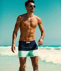 Arthur Kulkov Gets Soaked For H M S Beachwear Collection Mens Swimwear Beach Outfit Men Party Outfit Men