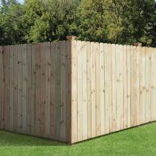 1 In X 6 In W X 8 Ft H Pressure Treated Pine Dog Ear Fence Picket Lowes Com Fence Design Dog Ear Fence Wood Fence