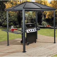 Our outdoor flat roof mesh canopy will provide 73 percent shade for your garden, casual gatherings outside or other outdoor occasions. 6 Best Bbq Shelter And Gazebos For Grilling In Any Weather Conditions