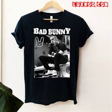 Bad bunny t shirt $18.99 free shipping myfavtees.com official. Bad Bunny Black And White T Shirt Bad Bunny Shirt Bad Bunny Sweatshirt Bad Bunny Merch Plus Size Up To 5xl Luxwoo Com