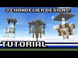 The sea lantern is a transparent block which the players can open a chest under. Minecraft 3 Chandelier Designs Tutorial Youtube