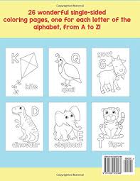 700 x 1100 jpeg 88 кб. Easy Peasy Alphabet Coloring Book Vucajnk Andreja 9781539572466 Amazon Com Books