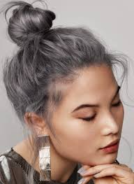 3 Ways To Get Silver Hair At Home Even If Your Hair Is Currently Super Dark In 2020 Dark Silver Hair Grey Hair Color Grey Hair Dye