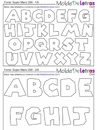 ¿tienes que hacer algún trabajo especial con letras? Molde De Letras Super Mario 256