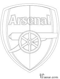 Blason moyen âge à colorier. Coloriage Logo Arsenal Foot A Imprimer Et Colorier