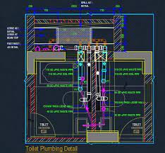 No basement remodel is complete without installing a bathroom. Toilet Plumbing Detail Plan Autocad Dwg Plan N Design