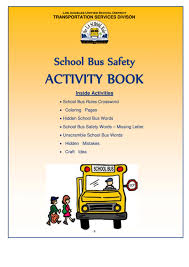 > bus safety coloring page. School Bus Safety Kids Activity Sheets Printable Pdf Download