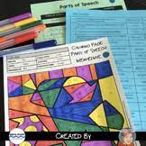 10 coloring pages as well and answer sheets included. Parts Of Speech Worksheets Coloring Teachers Pay Teachers