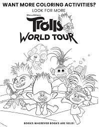 Coloring is back in fashion as a fun and trendy past time, for both old and young. Trolls World Tour Coloring Pages Coloring Home