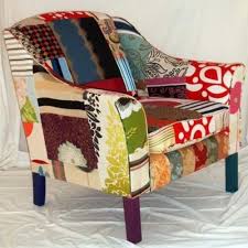 Be Inspired Kelly Swallow Unique Patchwork Designs Patchwork Chair Patchwork Furniture Colorful Chairs