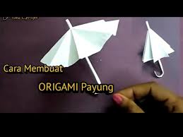 Maka dari waktu duudk di sekolah dasar pasti kita pernah diajarkan untuk membuat kerajinan dari kertas origami. Tutorial Cara Membuat Payung Dari Origami Youtube