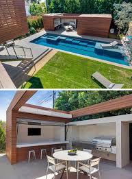 11 Modern Pool Houses To Get You Inspired For Summer Pool Houses Modern Pool House Modern Pools