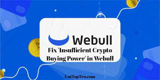 Fix Insufficient Crypto Buying Power Webull Reasons - Unitopten