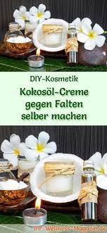 Praxisvita stellt rezepte vor… damit wird die kollagenproduktion angeregt, gleichzeitig sorgt es gegen falten vor und reduziert diese. Kokosol Creme Gegen Falten Selber Machen Rezept Anleitung Kosmetik Selber Machen Rezepte Kokosol Kosmetik Gesichtscreme Selber Machen