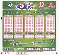 Je n'ai jamais vu de. Bulletin Super Loto Du Vendredi 13 Octobre Gagner Au Loto Et A Euro Millions