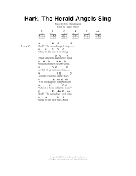 Hark the herald angels sing 'glory to the newborn king.' christ by highest heav'n adored christ the everlasting lord: Hark The Herald Angels Sing By Traditional Carol Guitar Chords Lyrics Guitar Instructor