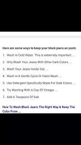 Wash dark clothes in cold water, and choose an appropriate detergent. Why Do Blue Jeans Fade Over Time How Can I Avoid This Quora